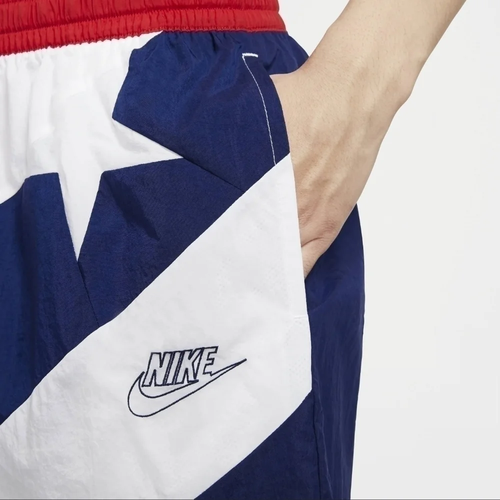 Nike USA Red White Blue Swim Shorts Size Large